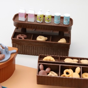DOLLHOUSE PIEKARNIA ZABAWKA MAŁY DOM MINIATUROWE REkwizyty