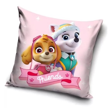 Poszewka 40x40 dekoracyjna MIĘKKI VELVET dla dziewczynki Psi Patrol Skye