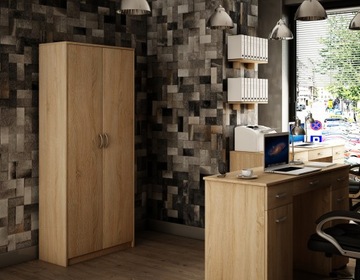 ШКАФ, ЗАКРЫТЫЙ КНИЖНЫЙ ШКАФ, ПОЛКА ДУБ СОНОМА R004