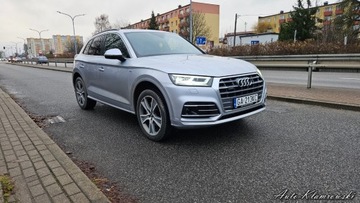 Audi Q5 II SUV 2.0 TDI 190KM 2019 Audi Q5 Q5 S-Line 2.0 TDI PL Salon BangOlufsen El klapa Hak Digital, zdjęcie 3