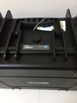 Чемодан для инструментов JUMBO, черный, прочный, на колесах