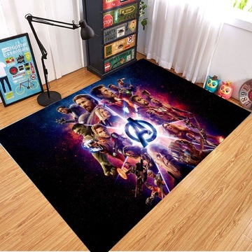 Marvel's Avengers, dywan, Iron Man, Spider-Man, Kapitan Ameryka