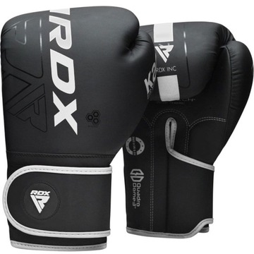 Rękawice bokserskie RDX F6 Kara Czarno/Białe 10oz