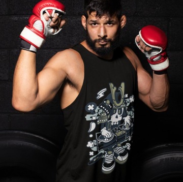 МАЙКА С АНИМАЦИЕЙ САМУРАЯ DJ