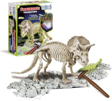 CLEMENTONI DINOZAUR SKAMIENIAŁOŚCI TRICERATOPS 7+