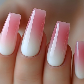 Nails Company Miękkie TIPSY do paznokci KWADRATOWE square 240 sztuk zestaw