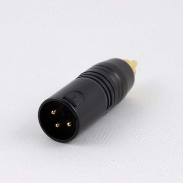 Adapter przejściówka wtyk RCA - XLR (męski)