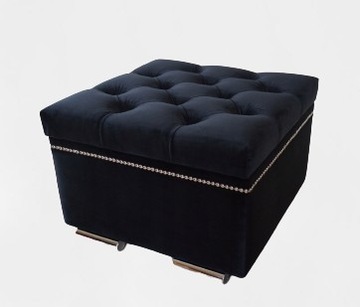 Pufa - Ławeczka 60/60 otwierana, pikowana GLAMOUR.