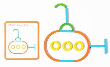 ПАЗЛ ДЕРЕВЯННЫЕ БЛОКИ ЦВЕТНЫЕ ПАЛОЧКИ МОНТЕССОРИ ТВОРЧЕСКИЙ НАБОР