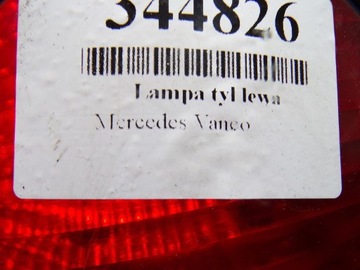 MERCEDES VANEO SVĚTLO ZADNÍ LEVÝ 4148200064