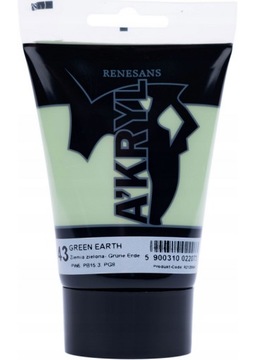 RENESANS A'KRYL Farba akrylowa 100 ml 43-Ziemia Zielona