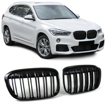 NERKI GRILL ATRAPA bmw X1 F48 M-PERFORMANCE BLACK