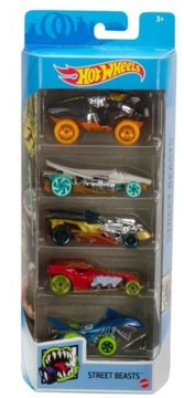 Zestaw pojazdów HOT WHEELS 5-PACK HW FLAMES MATTEL GTN49