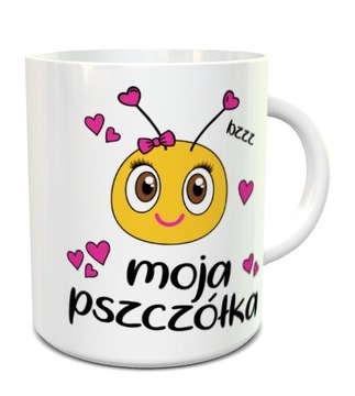 KUBEK MOJA PSZCZÓŁKA prezent pszczelarza