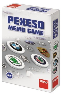 Gra pamięciowa dla dzieci Memory Memo Memos Pamięć Marki samochodów Auta