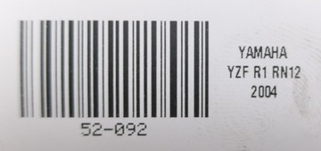 YAMAHA YZF-R1 RN12 04-06 OŚ OŚKA PRZÓD PRZEDNIA