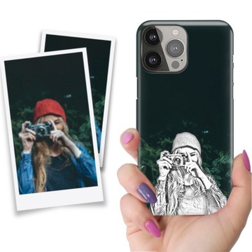ETUI do iPHONE 13 PRO MAX SZKIC WŁASNA FOTOGRAFIA
