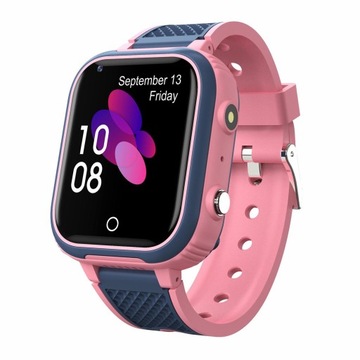 IP67 Kids Smart Watch Tracker GPS WIFI Video Pink