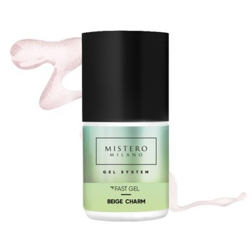 ŻEL W PĘDZELKU do paznokci Fast Gel Beige Charm Mistero Milano 12ml