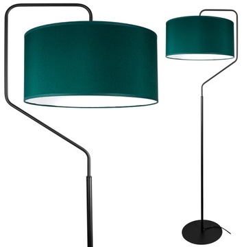 NOWOCZESNA LAMPA STOJĄCA PODŁOGOWA ABAŻUR 40CM LED