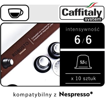 Капсулы Nespresso Уникальный кофе Caffitaly x 60