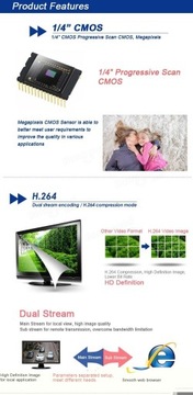 IP-камера HP QD100 SOWA «день/ночь» с разъемом RJ45