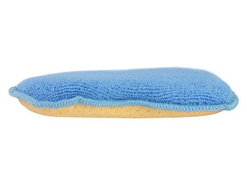 ГУБКА ДВУСТОРОННЯЯ, МИКРОФИБРА + СИНТЕТИЧЕСКИЙ ХИМИШ, 1 шт.