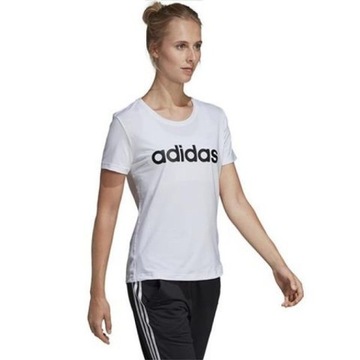 Koszulka adidas W D2M Logo Tee W DU2080 2XS