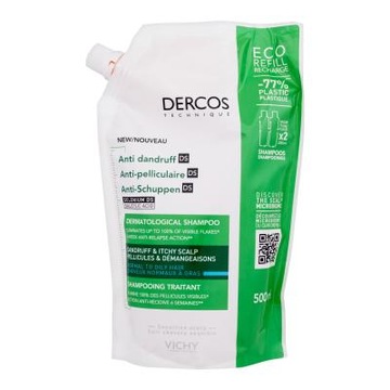 Vichy Dercos Anti-Dandruff Normal to Oily Hair 500 ml dla kobiet Szampon do