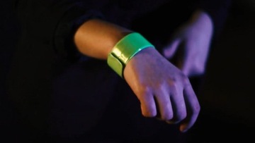 Светоотражающая повязка на голову светоотражающая 40см ЖЕЛТАЯ для НЕЕ