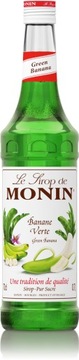 Monin Syrop barmański Zielony Banan 700 ml