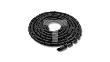 Qoltec Organizer do kabli 8mm 10m Czarny