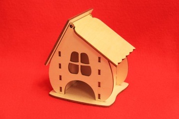 Декорации Лес в стекле Мини-деревянный домик