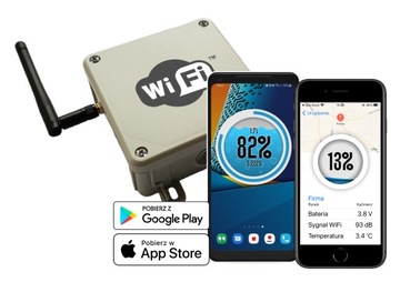Szambo czujnik poziomu WiFi SMS Android Telefon