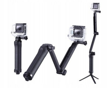 SELFIE STICK KIJEK UCHWYT 3WAY DO GOPRO 13 12 11 10 9 8 7 6