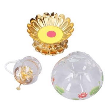 Lampa Buddy naftowa Klasyczny kształt kwiatu