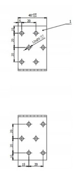 УГОЛ УСТАНОВОЧНЫЙ КМ3 CARPENT 60X60X40 10 шт.