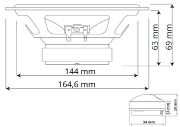 HERTZ GŁOŚNIKI SAMOCHODOWE 165MM DO VW BORA GOLF 4 JETTA VAG PRZÓD + TYŁ