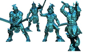 Warbreed Orcs - Wariors / Bersekers / Pikemen 1x