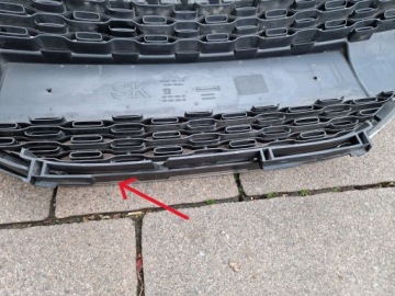 PEUGEOT 208 I до ЛИФТ ДЕМПФЕР ПЕРЕДНЕГО БАМПЕРА ХРОМ 12-2015