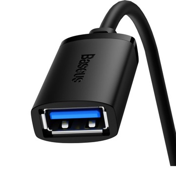 BASEUS KABEL USB MĘSKI ŻEŃSKI PRZEDŁUŻACZ USB 3.0 TRANSFER DANYCH 5GB/S 3M