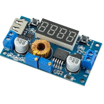 ПРЕОБРАЗОВАТЕЛЬ DC-DC НАПРЯЖЕНИЯ XL4015 LCD