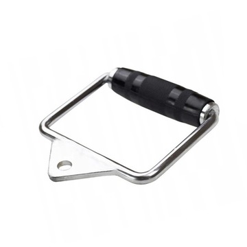 Одинарная поворотная, резиновая, стальная, противоскользящая ручка для универсального троса.