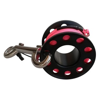 Катушка Underwater Wreck Cave с черной защелкой из нержавеющей стали