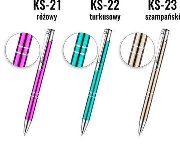 Długopisy reklamowe z logo 100szt. znakowanie GRAWER + PROJEKT