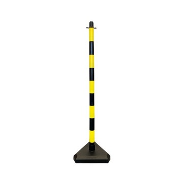 Słupek odgradzający Ż-CZ 110 cm, podst. trójkąt
