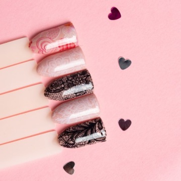 ТРАНСФЕРНАЯ ФОЛЬГА SEMILAC ДЛЯ НОГТЕЙ СЕРДЦА 26