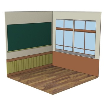 background display case 1/12 car Scene background