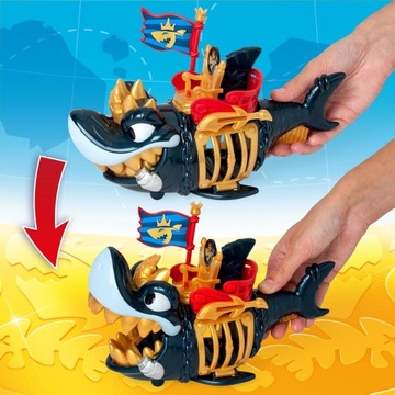 PIRATIX King Shark Golden Teeth Złoty Rekin z Klatką