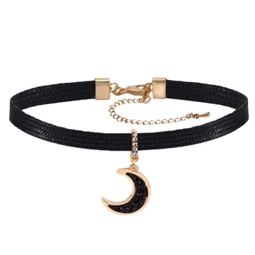 Czarna biżuteria dla kobiet Best Friend Moon